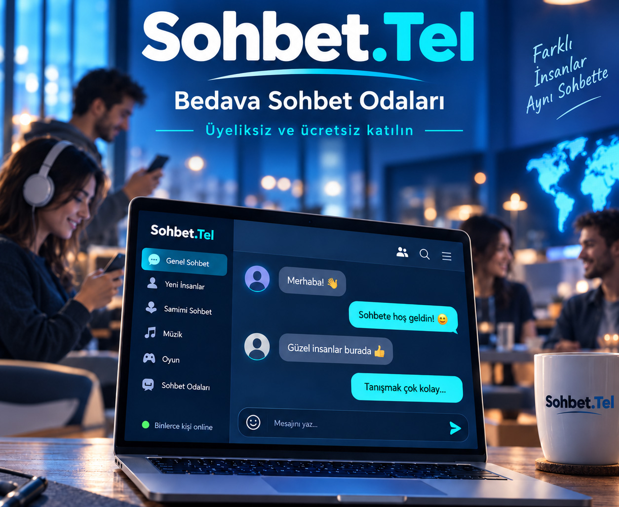 Bedava Sohbet Siteleri – Üyeliksiz ve Ücretsiz Hemen Katıl